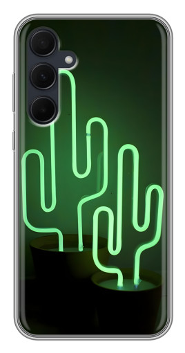 Чехол с принтом "Неоновый кактус" для Samsung Galaxy A35 (5G)