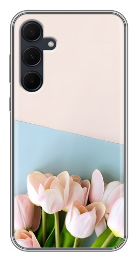 Силиконовый чехол с изображением "Нежные тюльпаны" для Samsung Galaxy A35 (5G)
