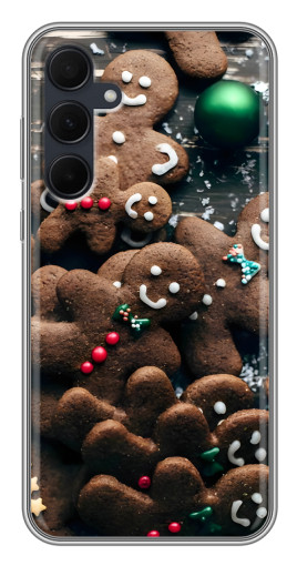 Чехол с принтом "Новогодние человечки" для Samsung Galaxy A35 (5G)