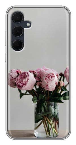Чехол с принтом "Пионы в вазе" для Samsung Galaxy A35 (5G)