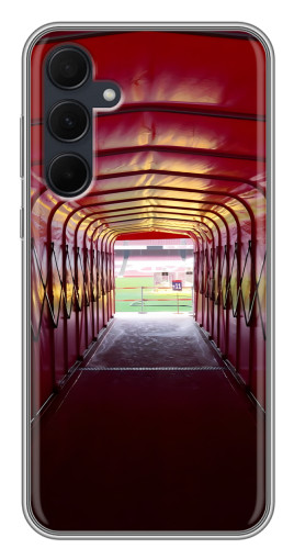 Силиконовый чехол с изображением "Подтрибунная с Олд Трафорд" для Samsung Galaxy A35 (5G)