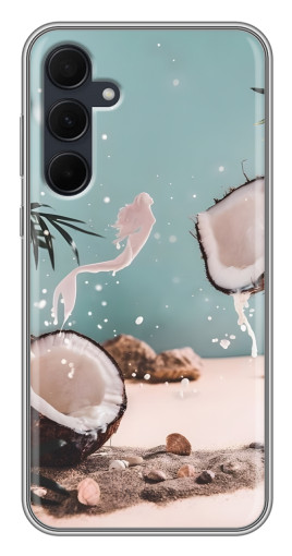 Чехол с печатью "Половинки кокоса" для Samsung Galaxy A35 (5G)