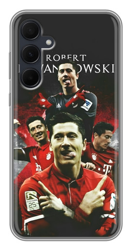 Чехол с картинкой "Польский футболист" для Samsung Galaxy A35 (5G)