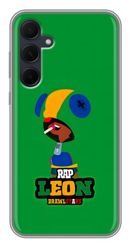 Силиконовый чехол с изображением "RAP Leon" для Samsung Galaxy A35 (5G)