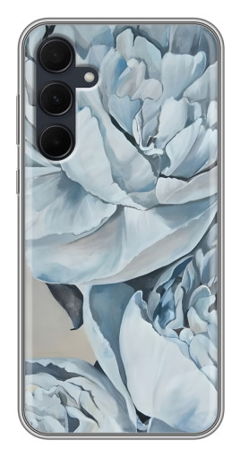 Чехол с печатью "Рисунок пионы" для Samsung Galaxy A35 (5G)