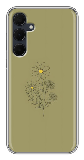 Чехол с принтом "Рисунок ромашка" для Samsung Galaxy A35 (5G)