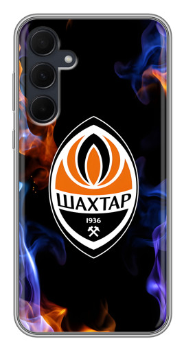 Силиконовый чехол с изображением "Шахтер в огне" для Samsung Galaxy A35 (5G)