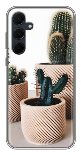 Чехол с картинкой "стильные кактусы" для Samsung Galaxy A35 (5G)