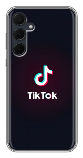 Чехол с принтом "TikTok темный" для Samsung Galaxy A35 (5G)