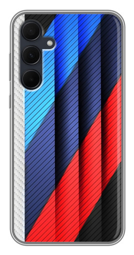 Силиконовый чехол с изображением "Цвета лого БМВ" для Samsung Galaxy A35 (5G)