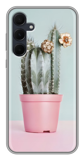 Чехол с печатью "Цветущий кактус" для Samsung Galaxy A35 (5G)