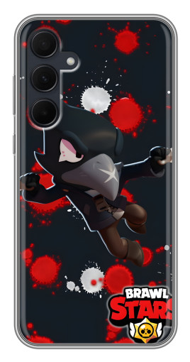 Силиконовый чехол с изображением "Ворон Бравл Старс" для Samsung Galaxy A35 (5G)