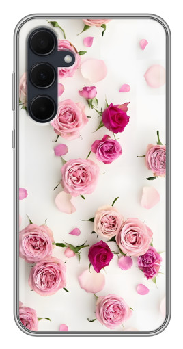 Силиконовый чехол с изображением "Яркие розы" для Samsung Galaxy A35 (5G)