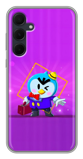 Силиконовый чехол с изображением "Яркий пингвин" для Samsung Galaxy A35 (5G)