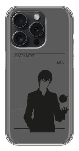 Чехол с принтом "Death Note Кира" для iPhone 16 Pro
