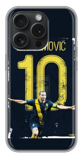 Чехол с принтом "Ибрагимович 10" для iPhone 16 Pro