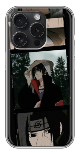 Чехол с картинкой "Итачи на фото" для iPhone 16 Pro