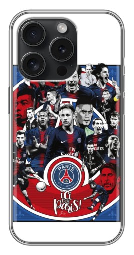 Чехол с печатью "Команда PSG" для iPhone 16 Pro