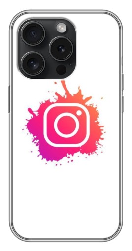Чехол с принтом "Логотип Инсты" для iPhone 16 Pro
