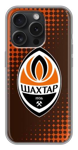 Чехол с картинкой "Логотип Шахтер Донецк" для iPhone 16 Pro