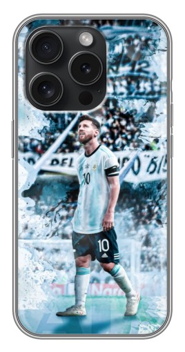 Чехол с печатью "Месси в Аргентине" для iPhone 16 Pro