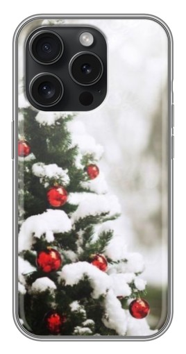 Чехол с картинкой "Рождественская елка" для iPhone 16 Pro