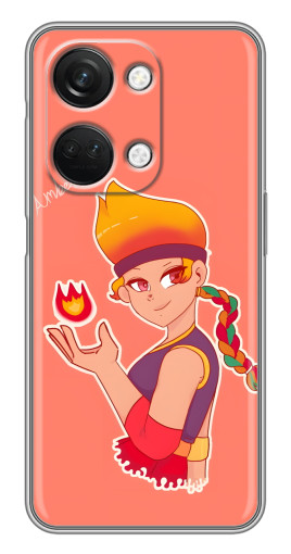 Силиконовый чехол с изображением "Amber с огоньком" для OnePlus Nord 3 5G