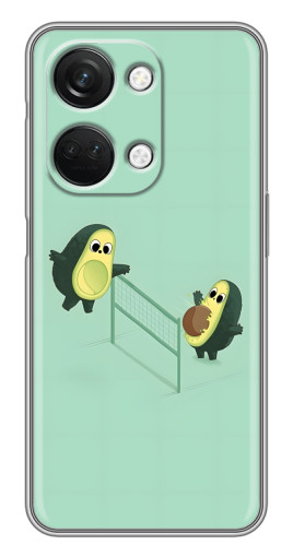 Чехол с картинкой "Авокадо волейболисты " для OnePlus Nord 3 5G