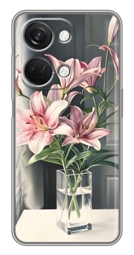 Чехол с печатью "Букет лилии" для OnePlus Nord 3 5G