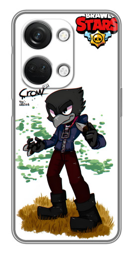Силиконовый чехол с изображением "Crow" для OnePlus Nord 3 5G