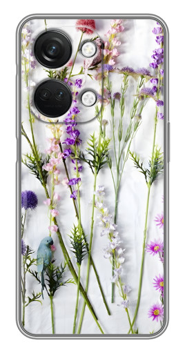 Силиконовый чехол с изображением "Фон полевых цветов" для OnePlus Nord 3 5G