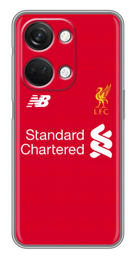 Силиконовый чехол с изображением "Форма Liverpool" для OnePlus Nord 3 5G