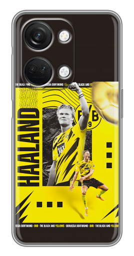 Чехол с печатью "Golden Haaland" для OnePlus Nord 3 5G