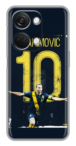 Силиконовый чехол с изображением "Ибрагимович 10" для OnePlus Nord 3 5G