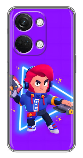 Силиконовый чехол с изображением "Кольт в наушниках" для OnePlus Nord 3 5G