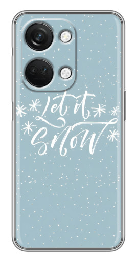 Чехол с принтом "Let it Snow" для OnePlus Nord 3 5G