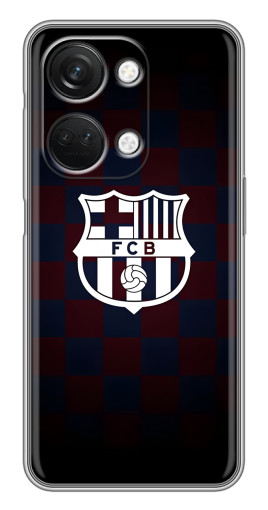 Силиконовый чехол с изображением "Лого FCB" для OnePlus Nord 3 5G
