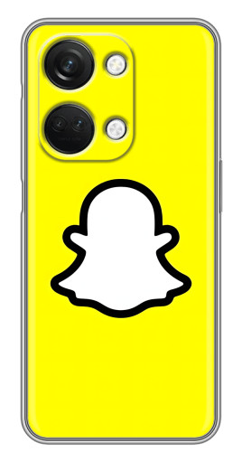 Чехол с печатью "Лого Snapchat" для OnePlus Nord 3 5G