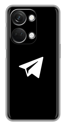 Чехол с принтом "Лого Телеграм" для OnePlus Nord 3 5G