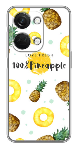 Чехол с картинкой "Любовь к ананасам" для OnePlus Nord 3 5G
