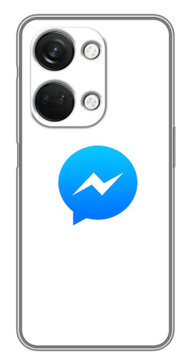 Чехол с печатью "messenger logo" для OnePlus Nord 3 5G