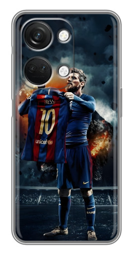 Чехол с принтом "Месси с футболкой" для OnePlus Nord 3 5G