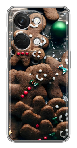 Чехол с печатью "Новогодние человечки" для OnePlus Nord 3 5G