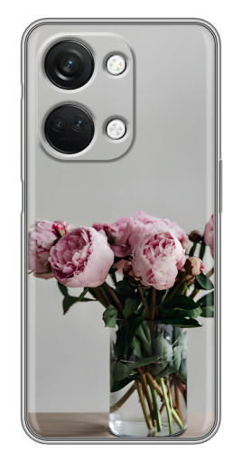 Чехол с принтом "Пионы в вазе" для OnePlus Nord 3 5G