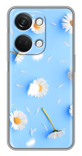 Чехол с принтом "Ромашковый фон" для OnePlus Nord 3 5G