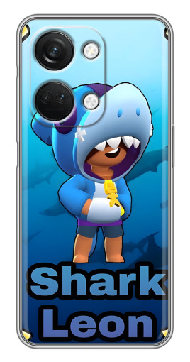 Силиконовый чехол с изображением "Shark Leon" для OnePlus Nord 3 5G