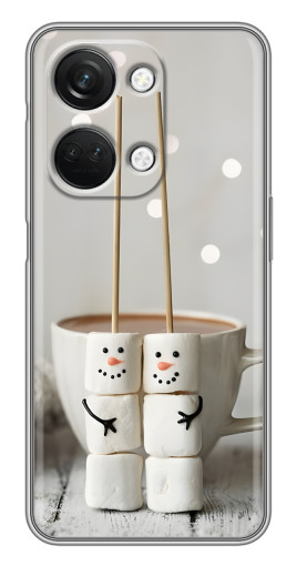 Чехол с принтом "Снеговики из зефира" для OnePlus Nord 3 5G