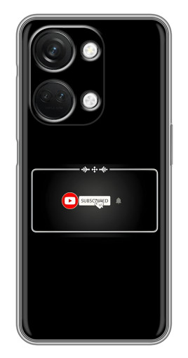 Чехол с печатью "subscribed" для OnePlus Nord 3 5G