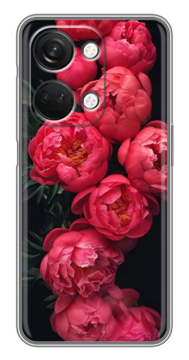 Чехол с картинкой "Яркие пионы" для OnePlus Nord 3 5G