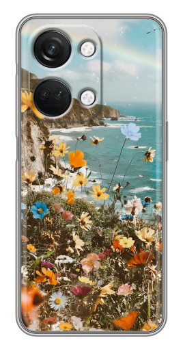 Чехол с принтом "Яркие полевые цветы" для OnePlus Nord 3 5G
